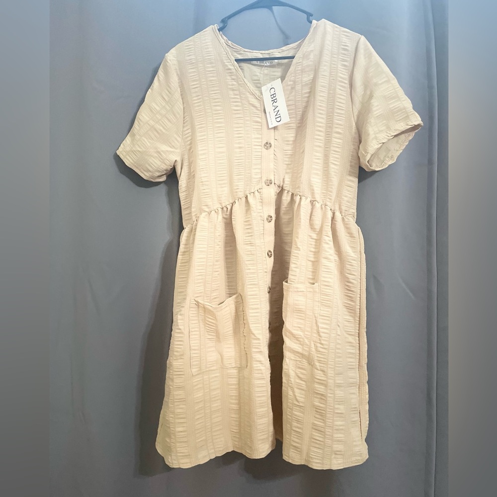 Brand new beige dress